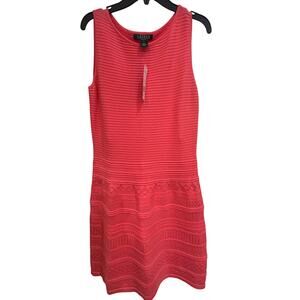 Ralph Lauren coral dress petite medium, knit , comfortable